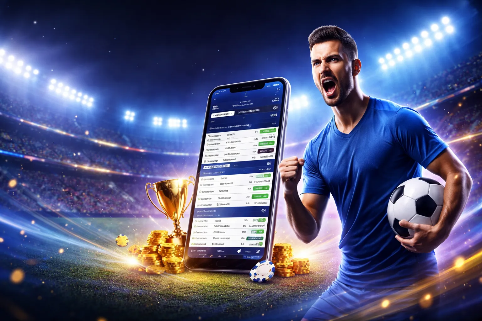 Hình ảnh banner blog tp 88 với các yếu tố cá cược thể thao và casino